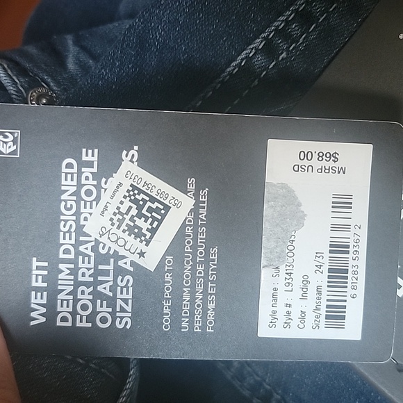 Silver Jeans Co. Suki Mid Rise Straight Leg Jeans Sz 24 - Picture 10 of 10